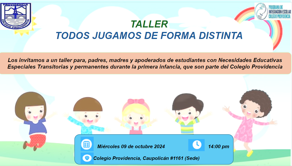 TALLER EDUCACIÓN INICIAL