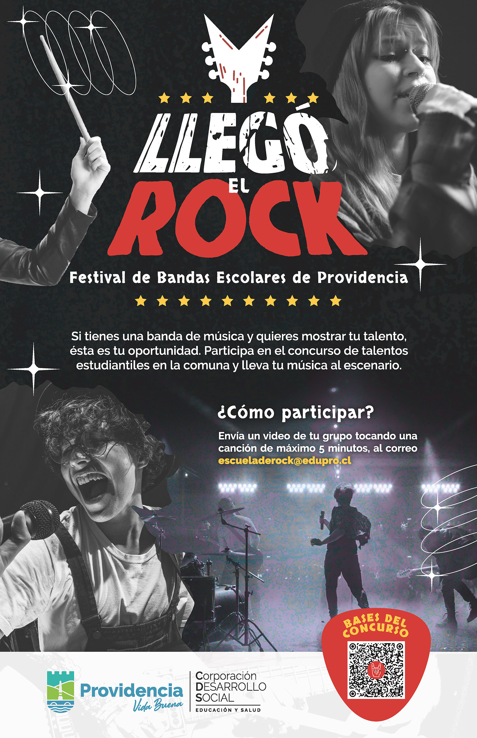 GRÁFICA ESCUELA DE ROCK 2025