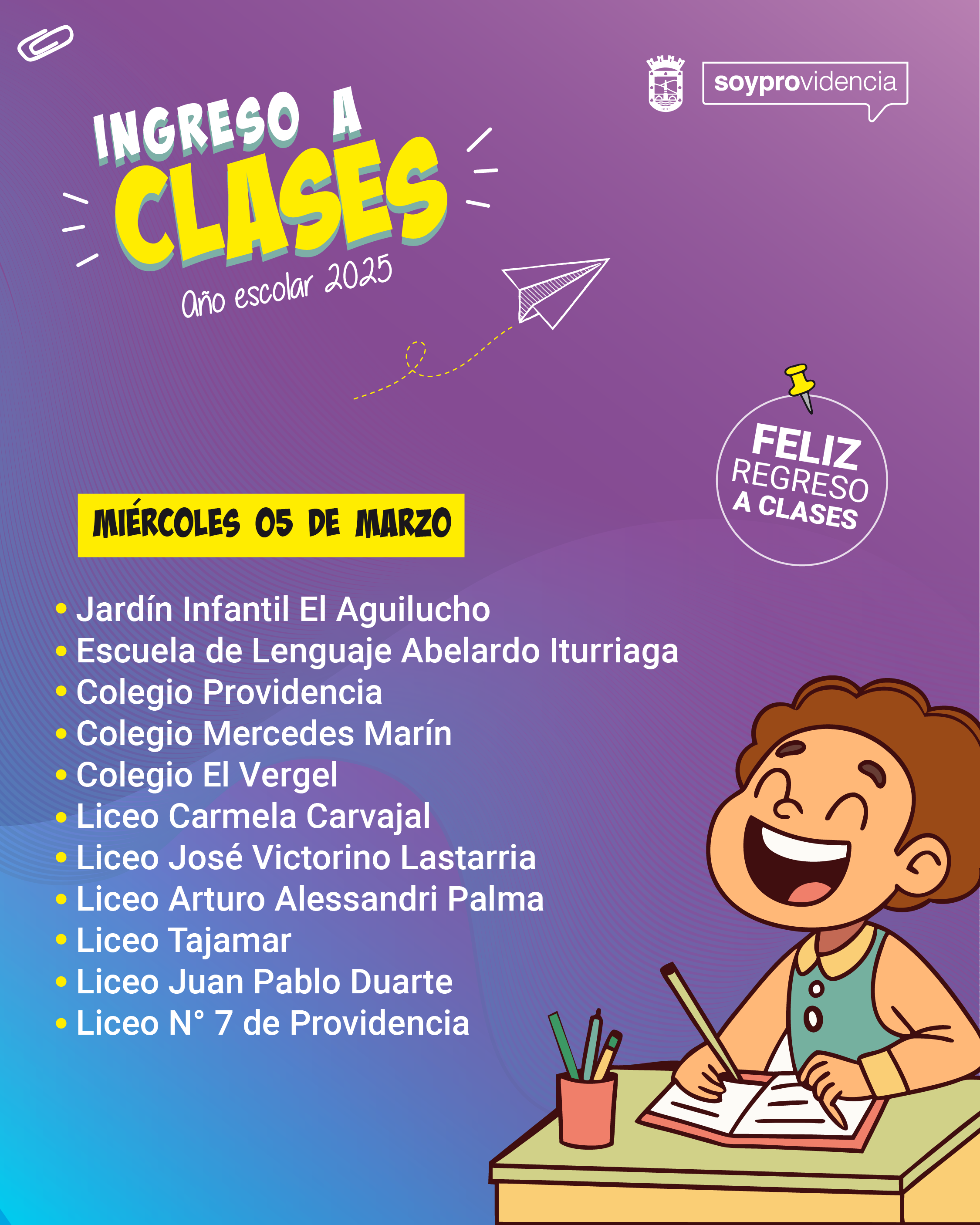 REGRESO A CLASES 2025