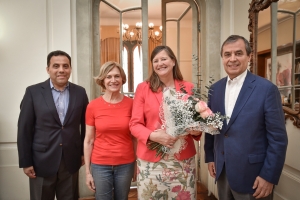 Alcaldesa Matthei le dio la bienvenida a la nueva Directora del Colegio Providencia