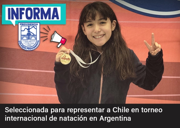 ¡Orgullo de nuestra comunidad! Isidora representará a Chile en torneo internacional de Natación